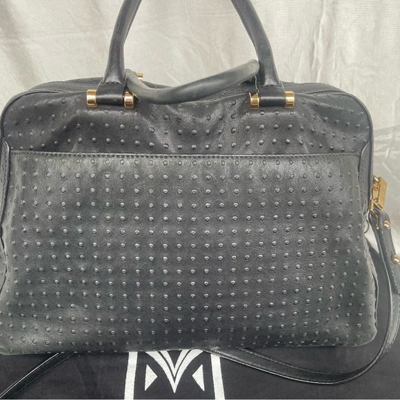 Milly leather satchel with shoulder strap and dust bag and card - Picture 5 of 13